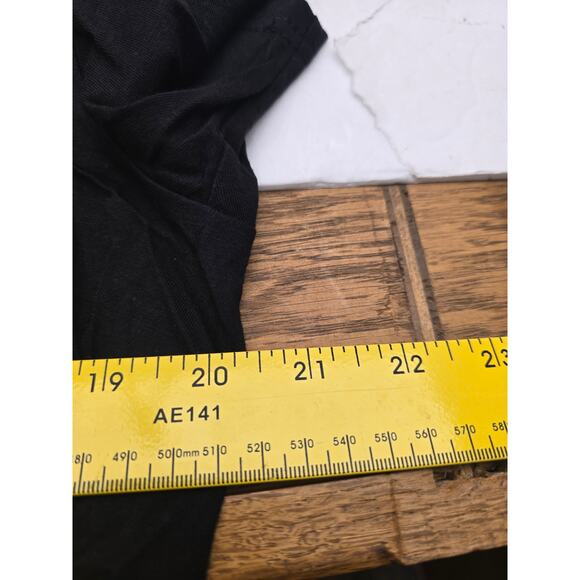 Artist-Signed Black Cotton Graphic T-Shirt Large “Graffiti Face” Print - Picture 4 of 4